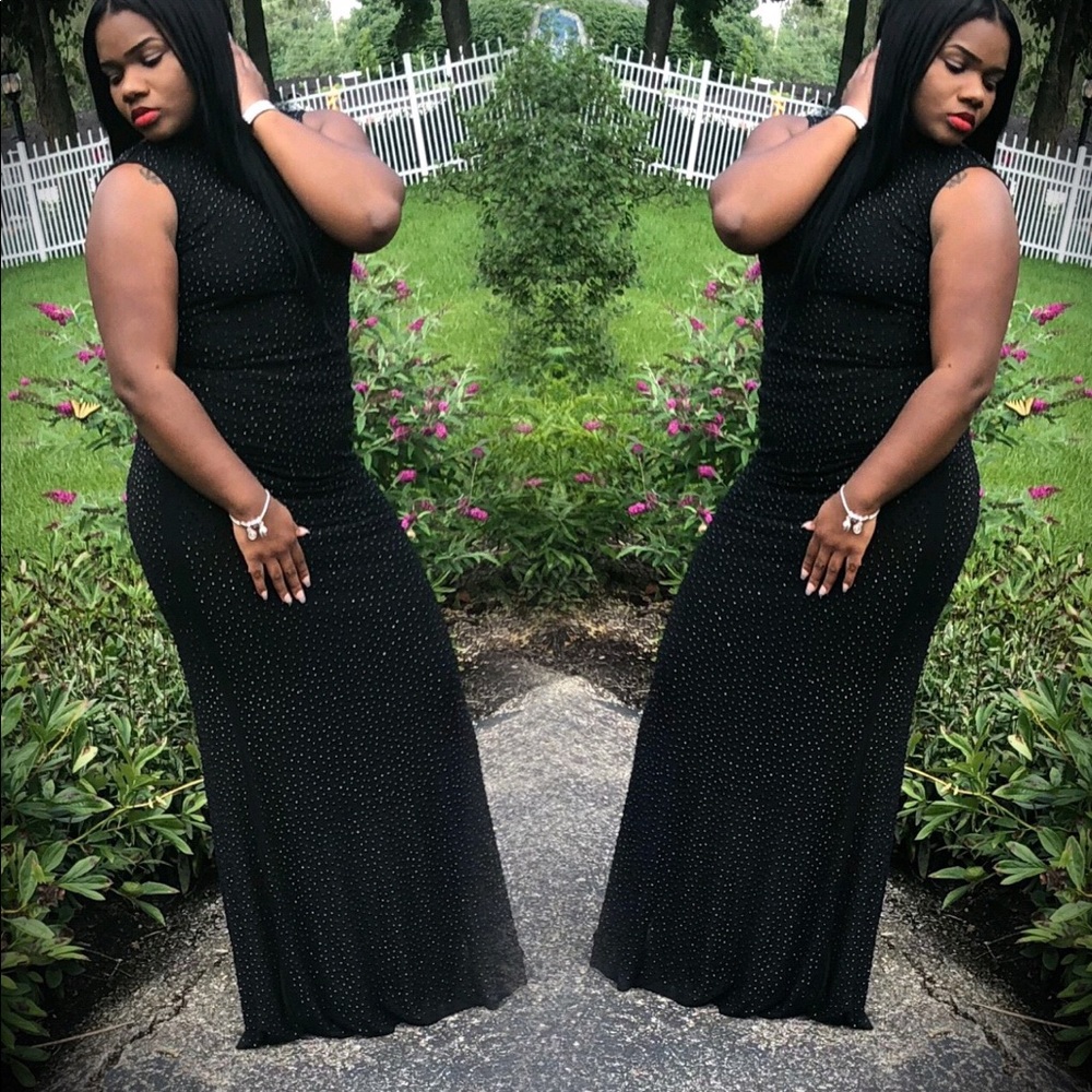 Black formal dress